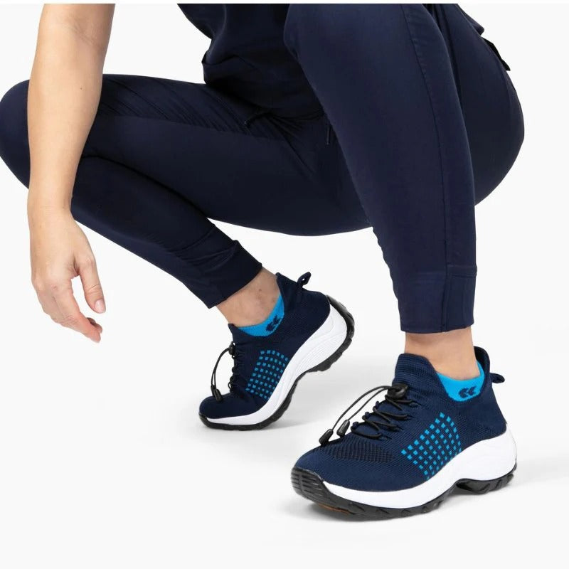 Orthora Comfort Relief Care Shoes - White and Blue