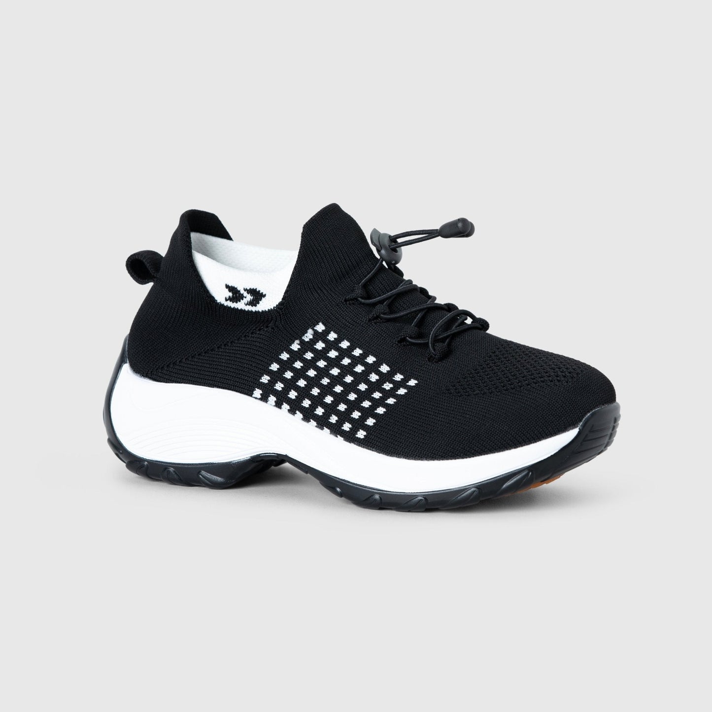 Orthora Comfort Relief Care Shoes - Black and White