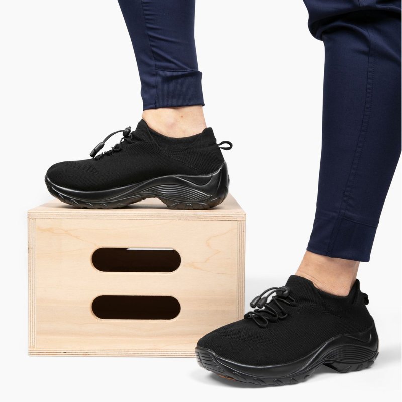 Orthora Comfort Relief Care Shoes - Midnight black
