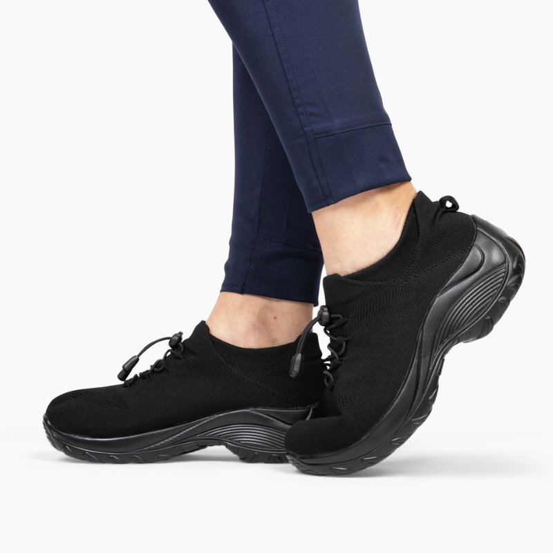 Orthora Comfort Relief Care Shoes - Midnight black