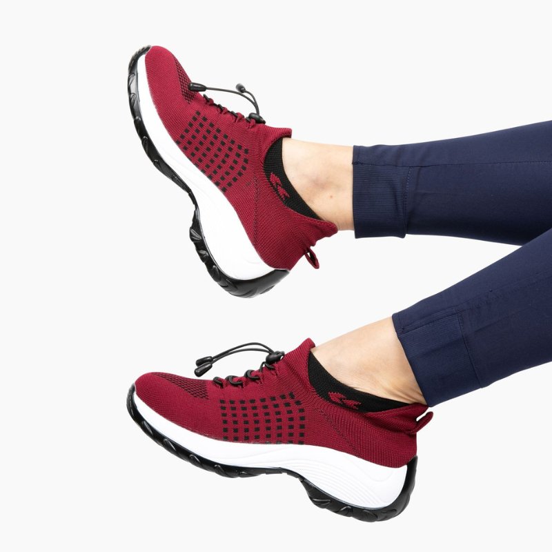 Orthora Comfort Relief Care Shoes - Red
