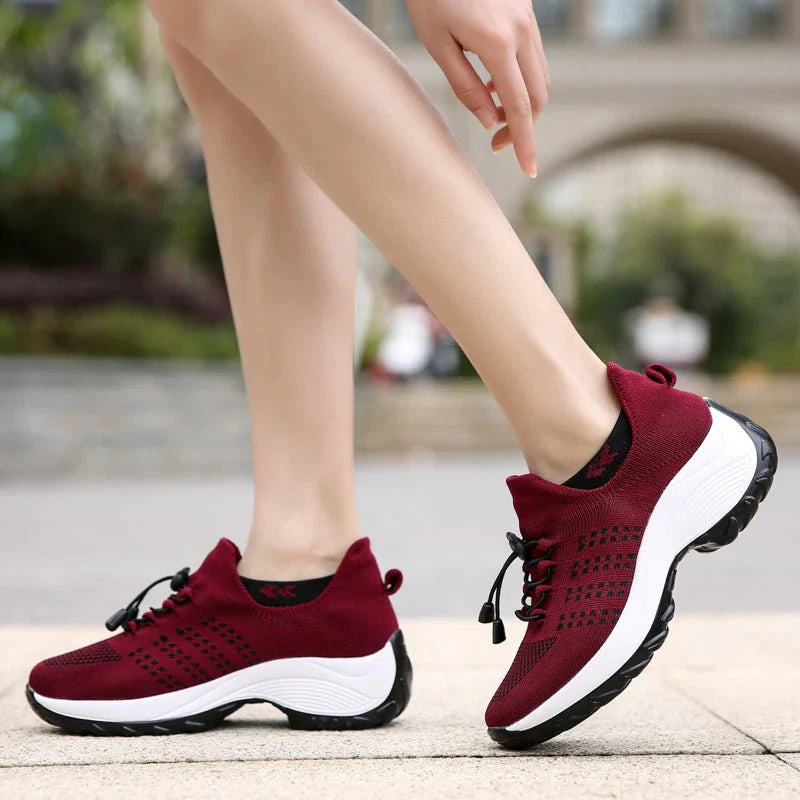 Orthora Comfort Relief Care Shoes - Red
