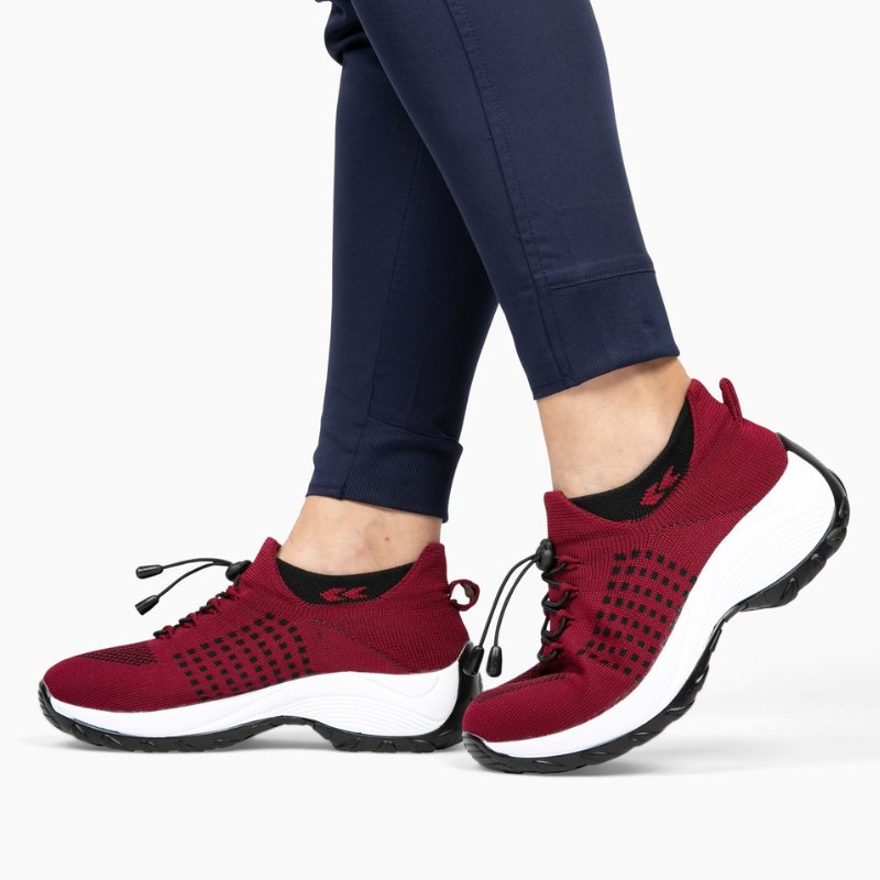 Orthora Comfort Relief Care Shoes - Red