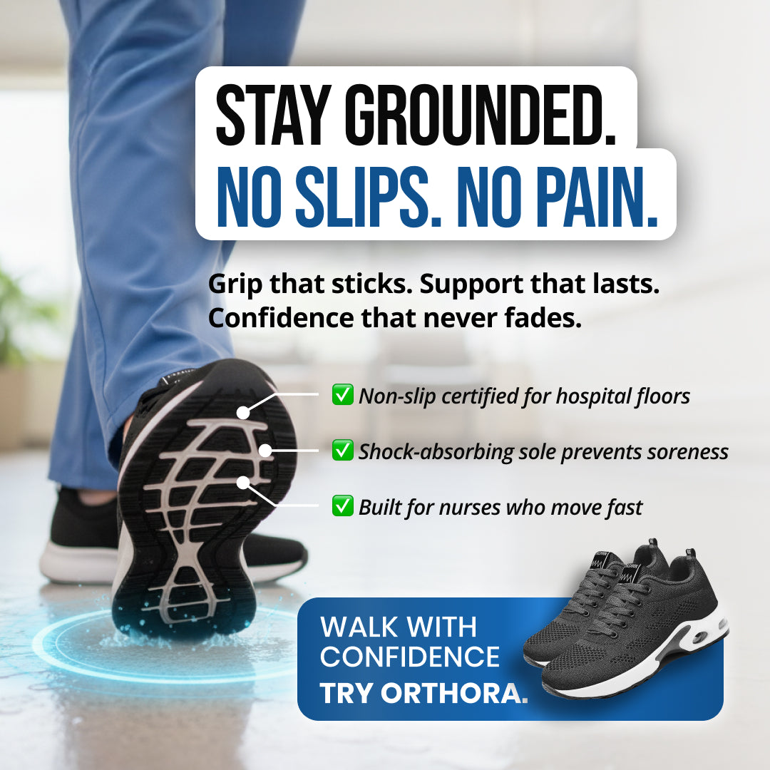 Orthora™ Pro – 12-Hour Comfort Shoes for Heel & Plantar Fasciitis Relief