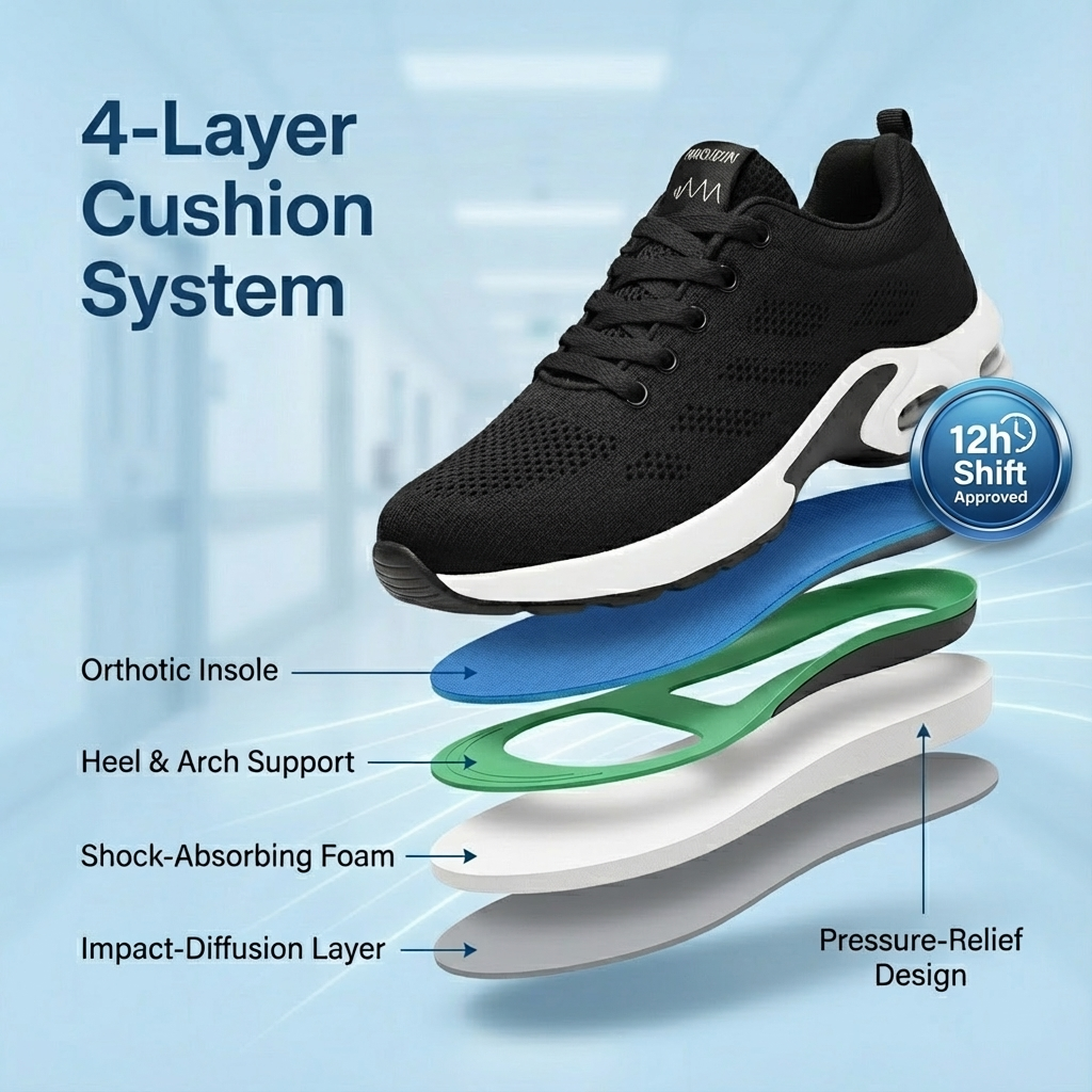 Layered cushioning construction