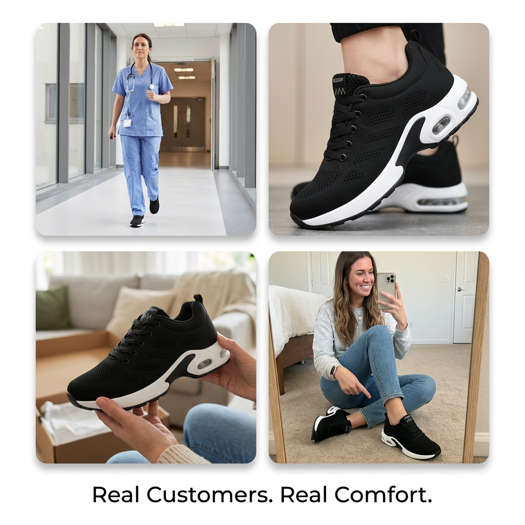 Orthora™ Pro – 12-Hour Shift Shoes for Heel & Plantar Fasciitis Relief (Unisex)