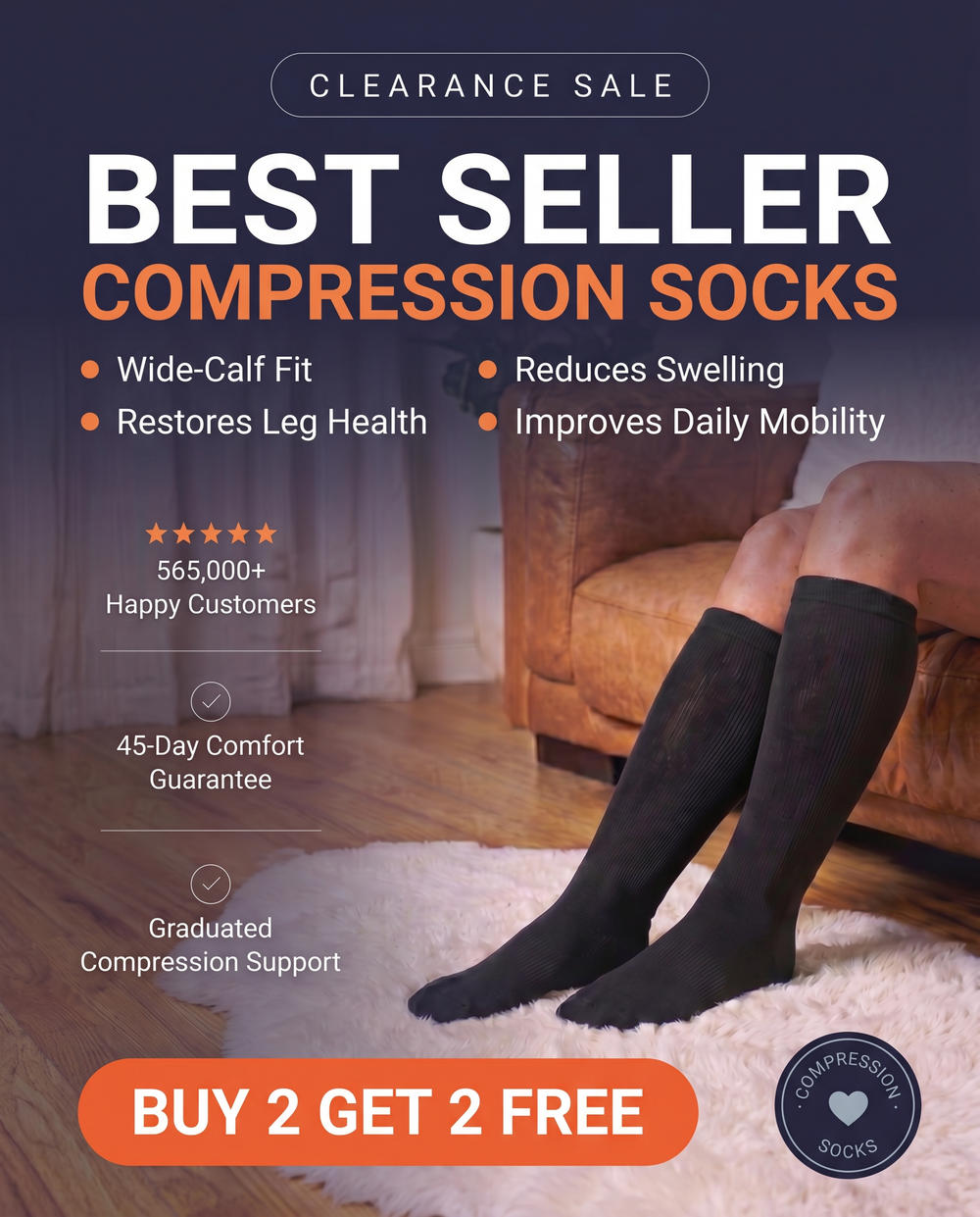 Orthora™ Compression Socks