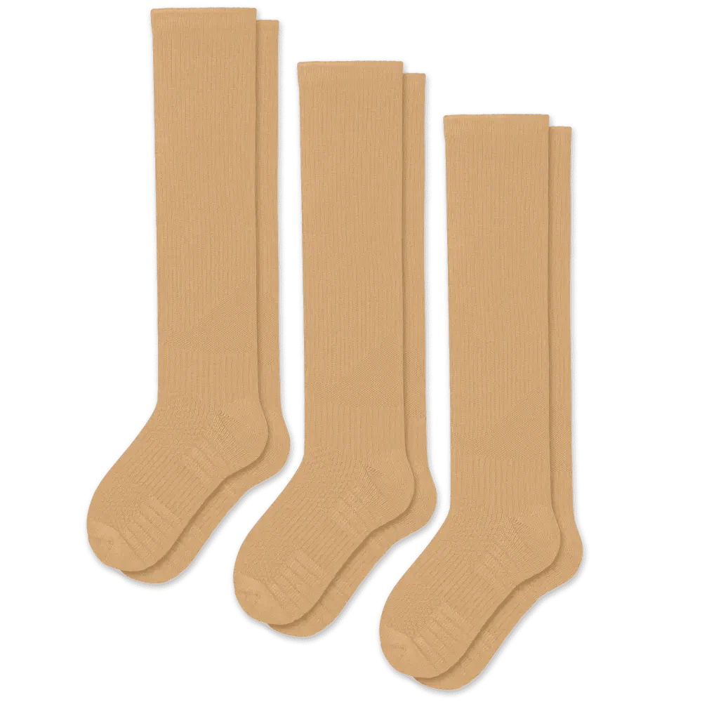OrthoFlow™ Compression Socks - Tan
