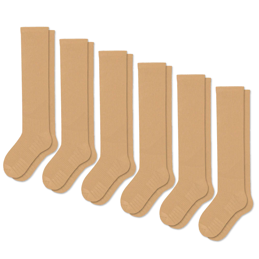 OrthoFlow™ Compression Socks - Tan