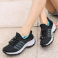 Orthora Comfort Relief Care Shoes - Black and Sky Blue