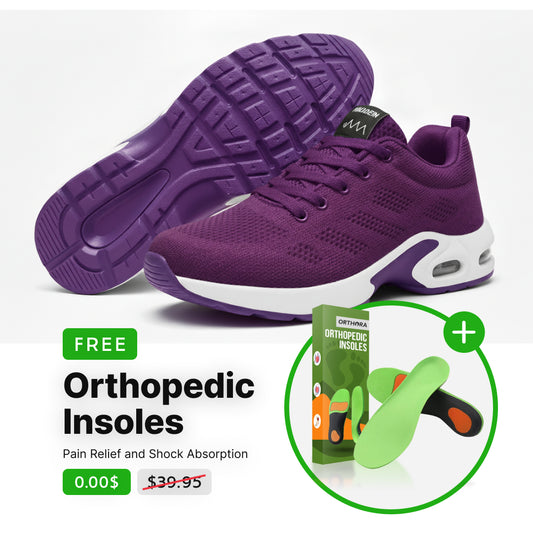 OrthoCare™ Pro – 12-Hour Shift Comfort Shoes for Heel & Plantar Fasciitis Relief (Purple)