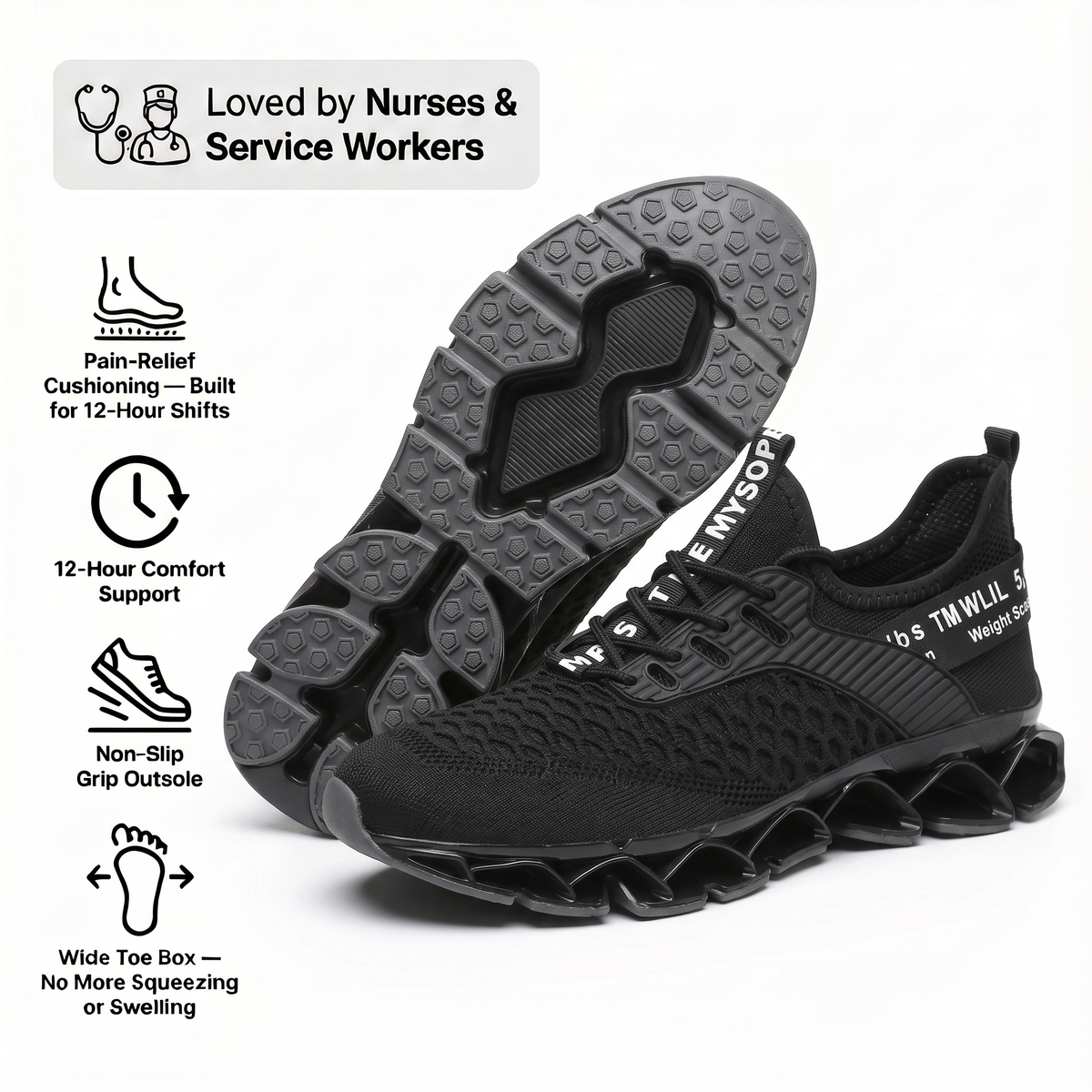 Reinforced Safety Steel Toe Boots