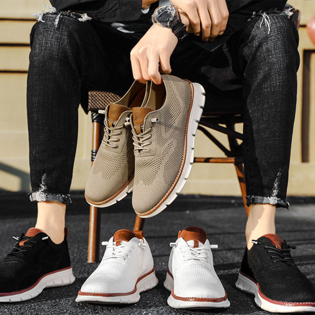 orthopedic dress shoes for men OrthoComfoot Men's Genuine Leather Oxford, Comfortable Plantar Fasciitis Fashion Sneakers with Arch Support, Casual Walking Foot and Heel Pain Relief Orthocomfoot Meet the Dr Orthopedic Business Leather Dress Shoes:
