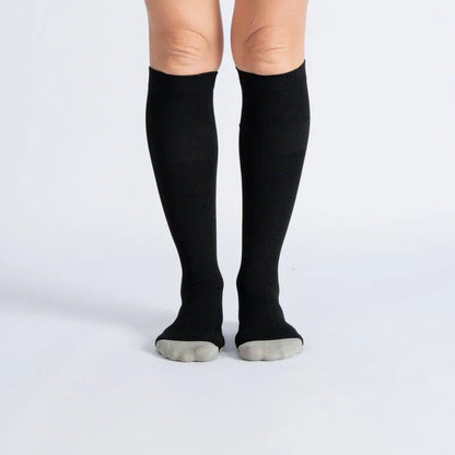 OrthoFlow™ Compression Socks - Black White