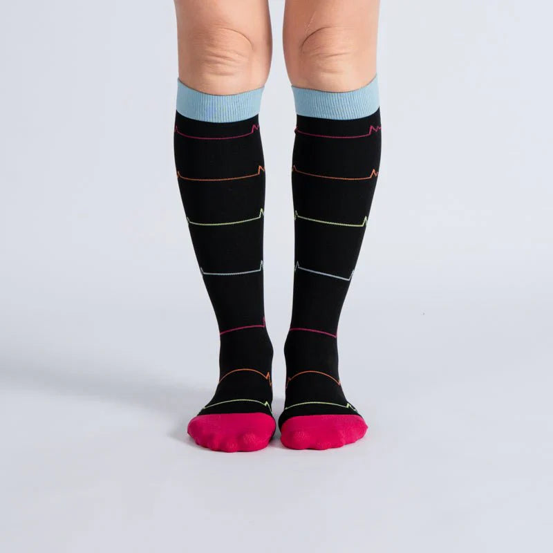 OrthoFlow™ Compression Socks - Royal Pink
