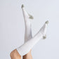 OrthoFlow™ Compression Socks - White Gray