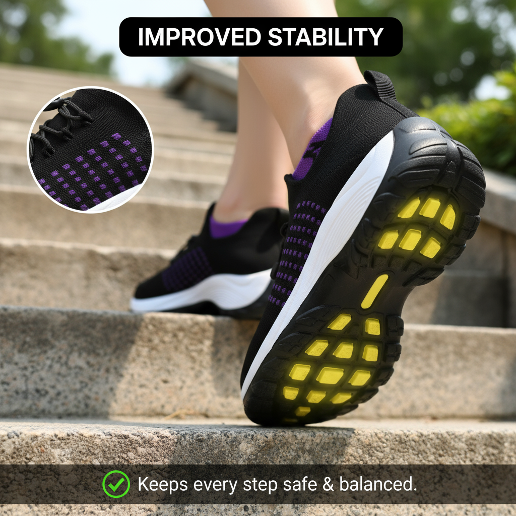 ShiftPro™ – 12-Hour Comfort Shoes for Heel & Plantar Fasciitis Relief