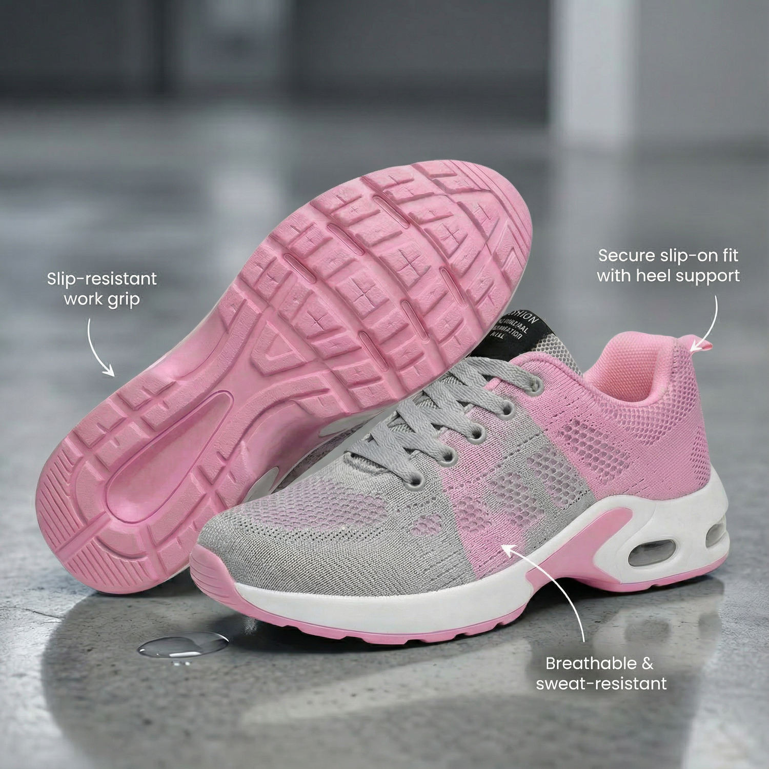 Orthopedic sneaker sole detail