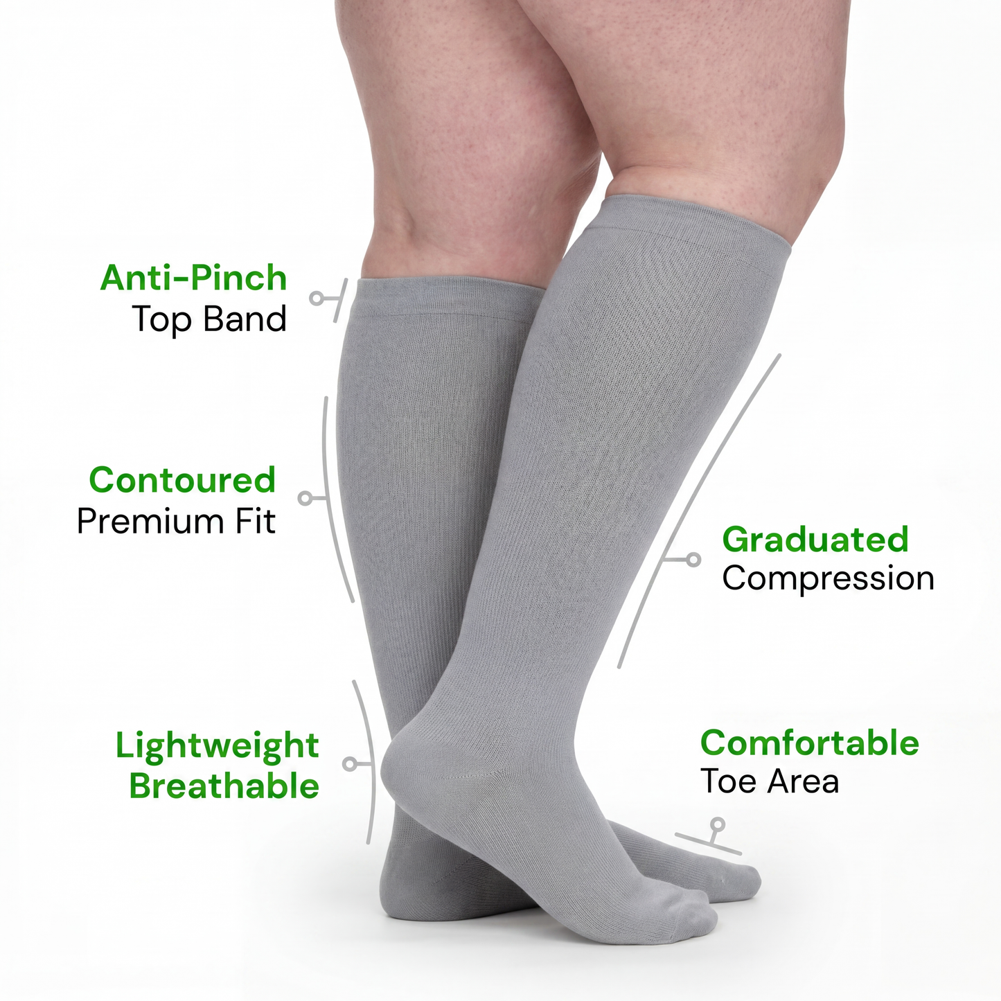 Classic Compression Socks - Black