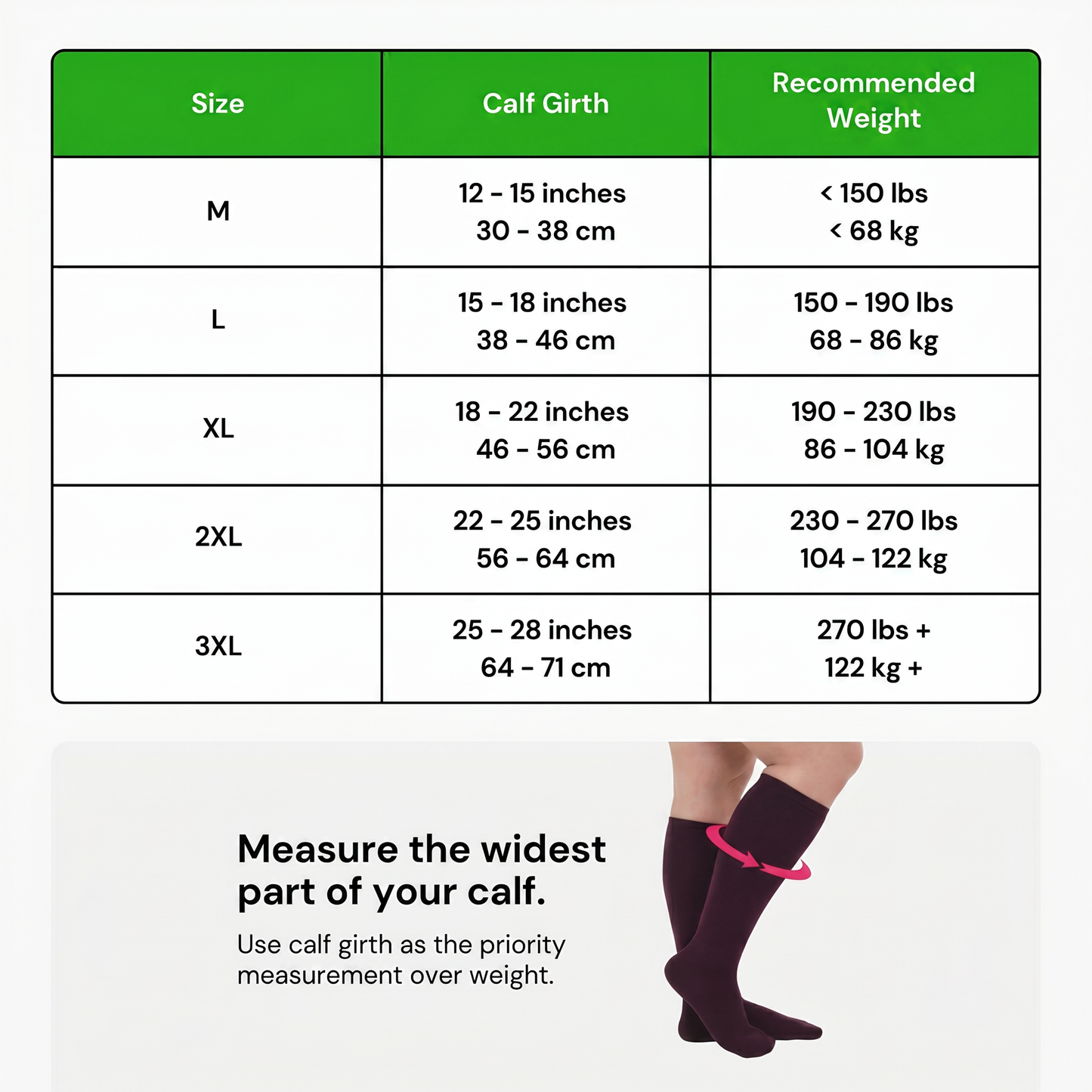 Classic Compression Socks - Black
