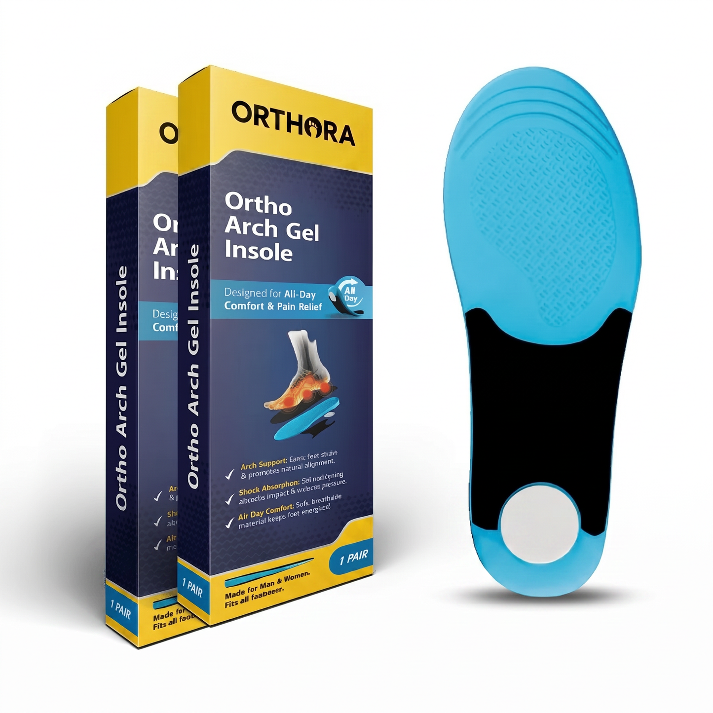 2-Pack All-Day Comfort & Support Insole