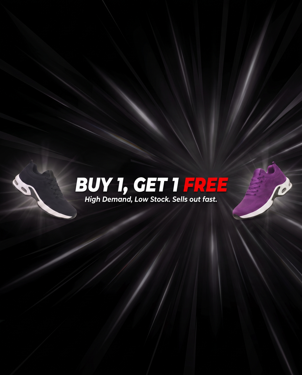 BUY 1, GET 1 FREE