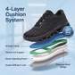Orthora™ Fly — 12-Hour Shift Shoes for All-Day Foot, Knee & Back Pain Relief (Black)