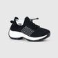 Orthora Comfort Relief Care Shoes - Black and White